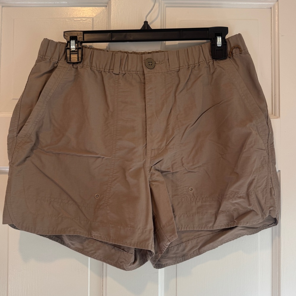 REI Co-op Women’s Trail Shorts Olive Green Lightweight Elastic Waist Size Medium